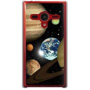 203SH-YCM2P0197-78 [SoftBank 203SH AQUOS PHONE Xx用 カバー スペースプラネットブラック]