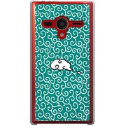 203SH-YCM2P0209-78 [SoftBank 203SH AQUOS PHONE Xx用 カバー 唐草模様ぐりーん]