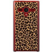 203SH-YCM2P0211-78 [SoftBank 203SH AQUOS PHONE Xx用 カバー ヒョウ柄ラグジュアリーゴールド]