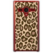 203SH-YCM2P0212-78 [SoftBank 203SH AQUOS PHONE Xx用 カバー ヒョウ柄アヴリルゴールド]