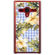 203SH-YCM2P0241-78 [SoftBank 203SH AQUOS PHONE Xx用 カバー アロハスプリング]