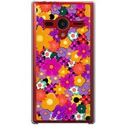 203SH-YCM2P0242-78 [SoftBank 203SH AQUOS PHONE Xx用 カバー ブリリアントフラワーVivid]