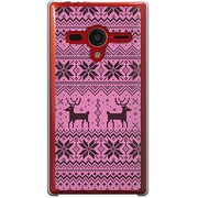 203SH-YCM2P0281-78 [SoftBank 203SH AQUOS PHONE Xx用 カバー DotGraphicパープル]