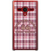 203SH-YCM2P0285-78 [SoftBank 203SH AQUOS PHONE Xx用 カバー チェック柄コレクションNo.86スクール]