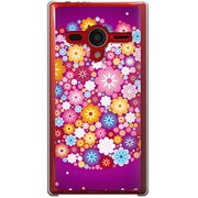 203SH-YCM2P0291-78 [SoftBank 203SH AQUOS PHONE Xx用 カバー 華浪漫]