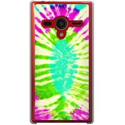 203SH-YCM2P0348-78 [SoftBank 203SH AQUOS PHONE Xx用 カバー タイダイサイケ]