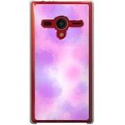 203SH-YCM2P0349-78 [SoftBank 203SH AQUOS PHONE Xx用 カバー タイダイスイートピンク]