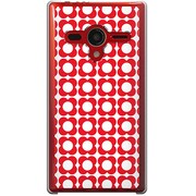 203SH-YCM2P0359-78 [SoftBank 203SH AQUOS PHONE Xx用 カバー ノストラジックレッドフラワー]