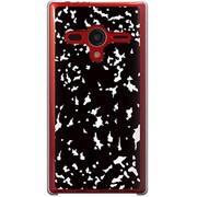 203SH-YCM2P0365-78 [SoftBank 203SH AQUOS PHONE Xx用 カバー ブラックエンボス]