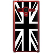 203SH-YCM2P0373-78 [SoftBank 203SH AQUOS PHONE Xx用 カバー ユニオンジャックコレクションモノクローム]
