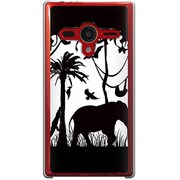 203SH-YCM2P0374-78 [SoftBank 203SH AQUOS PHONE Xx用 カバー ブラックサファリ]
