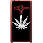 203SH-YCM2P0392-78 [SoftBank 203SH AQUOS PHONE Xx用 カバー BlackLeaves]