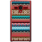 203SH-YCM2P0403-78 [SoftBank 203SH AQUOS PHONE Xx用 カバー エスニック＆アジアンパターン]