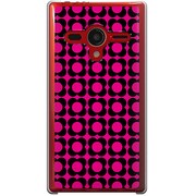 203SH-YCM2P0415-78 [SoftBank 203SH AQUOS PHONE Xx用 カバー ブラックローズゴシックパターン]