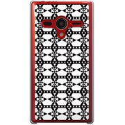 203SH-YCM2P0417-78 [SoftBank 203SH AQUOS PHONE Xx用 カバー ダイヤチェーンモノクローム]