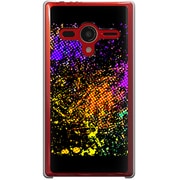 203SH-YCM2P0446-78 [SoftBank 203SH AQUOS PHONE Xx用 カバー SmashPaintGraphics-SmashPurple]