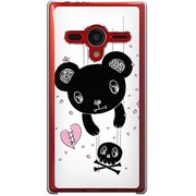 203SH-YCM2P0477-78 [SoftBank 203SH AQUOS PHONE Xx用 カバー メロイックベアサイコパス-C]