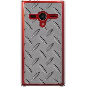 203SH-YCM2P0540-78 [SoftBank 203SH AQUOS PHONE Xx用 カバー  アイアンプレートD]