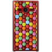 203SH-YCM2P0561-78 [SoftBank 203SH AQUOS PHONE Xx用 カバー  チョコ＆ボール]