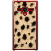 203SH-YCM2P0563-78 [SoftBank 203SH AQUOS PHONE Xx用 カバー  チーター柄ワイルド＆クオリティー]