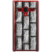 203SH-YCM2P0575-78 [SoftBank 203SH AQUOS PHONE Xx用 カバー  レンガパターンダーククラックB]