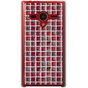 203SH-YCM2P0581-78 [SoftBank 203SH AQUOS PHONE Xx用 カバー  スウェーデンタイルチェリー]