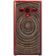 203SH-YCM2P0589-78 [SoftBank 203SH AQUOS PHONE Xx用 カバー  年輪グラフィックス]