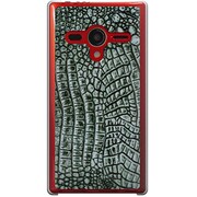 203SH-YCM2P0591-78 [SoftBank 203SH AQUOS PHONE Xx用 カバー  ワニ柄マイアミビンテージ]