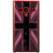 203SH-YCM2P0602-78 [SoftBank 203SH AQUOS PHONE Xx用 カバー  ユニオンジャックコレクショングレーカラーズ♯20ダークピンク]