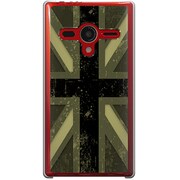 203SH-YCM2P0604-78 [SoftBank 203SH AQUOS PHONE Xx用 カバー  ユニオンジャックコレクショングレーカラーズ♯40デザートグリーン]