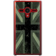 203SH-YCM2P0605-78 [SoftBank 203SH AQUOS PHONE Xx用 カバー  ユニオンジャックコレクショングレーカラーズ♯50ダークグリーン]