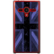 203SH-YCM2P0608-78 [SoftBank 203SH AQUOS PHONE Xx用 カバー  ユニオンジャックコレクショングレーカラーズ♯80NYブルー]