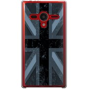 203SH-YCM2P0610-78 [SoftBank 203SH AQUOS PHONE Xx用 カバー  ユニオンジャックコレクショングレーカラーズ♯100EMIブルー]