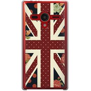203SH-YCM2P0614-78 [SoftBank 203SH AQUOS PHONE Xx用 カバー  ユニオンジャックコレクションOldGloryカラーズ♯30ダークイングランド]