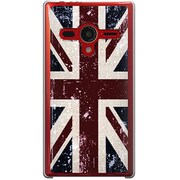 203SH-YCM2P0621-78 [SoftBank 203SH AQUOS PHONE Xx用 カバー  ユニオンジャックコレクションビンテージカラーズ♯40パサディナダーク]