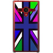 203SH-YCM2P0635-78 [SoftBank 203SH AQUOS PHONE Xx用 カバー  ユニオンジャックコレクションVibidカラーズ♯30リオブルース]