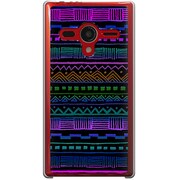 203SH-YCM2P0638-78 [SoftBank 203SH AQUOS PHONE Xx用 カバー  メキシコトラコタビンテージカラーズ♯20ミッドナイトシティ]