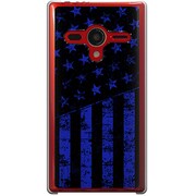 203SH-YCM2P0647-78 [SoftBank 203SH AQUOS PHONE Xx用 カバー  ブラックアメリカンフラッグLAカラーズ♯70ニューメキシコ]