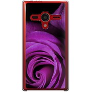 203SH-YCM2P0658-78 [SoftBank 203SH AQUOS PHONE Xx用 カバー  ダークエレガンスローズパープル]