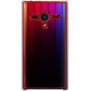 203SH-YCM2P0682-78 [SoftBank 203SH AQUOS PHONE Xx用 カバー  レインボーライン]
