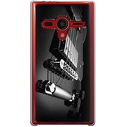 203SH-YCM2P0684-78 [SoftBank 203SH AQUOS PHONE Xx用 カバー  ブラックナイトギター]