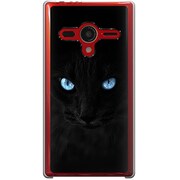 203SH-YCM2P0698-78 [SoftBank 203SH AQUOS PHONE Xx用 カバー  ブラックキャット黒猫]