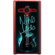 203SH-YCM2P0705-78 [SoftBank 203SH AQUOS PHONE Xx用 カバー  NINELIVESロマンスギターブルー]