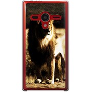 203SH-YCM2P0708-78 [SoftBank 203SH AQUOS PHONE Xx用 カバー  PictureCollectionsライオンアフタヌーン]