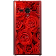 203SH-YCM2P0713-78 [SoftBank 203SH AQUOS PHONE Xx用 カバー  ザ・ローズレッド]