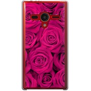 203SH-YCM2P0714-78 [SoftBank 203SH AQUOS PHONE Xx用 カバー  ザ・ローズピンク]