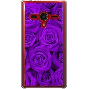 203SH-YCM2P0715-78 [SoftBank 203SH AQUOS PHONE Xx用 カバー  ザ・ローズパープル]