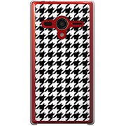 203SH-YCM2P0745-78 [SoftBank 203SH AQUOS PHONE Xx用 カバー  千鳥格子デザインA]