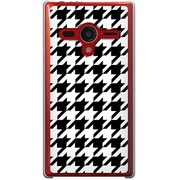 203SH-YCM2P0749-78 [SoftBank 203SH AQUOS PHONE Xx用 カバー  千鳥格子デザインA-BIG]