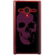 203SH-YCM2P0779-78 [SoftBank 203SH AQUOS PHONE Xx用 カバー  SkullBullittC]